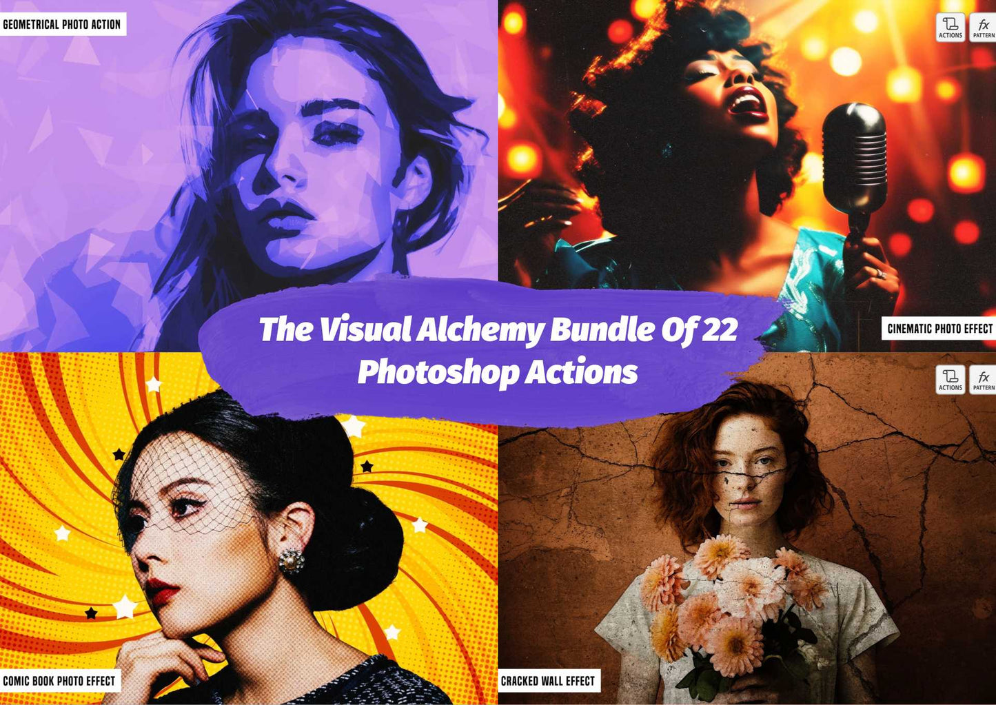 The Visual Alchemy Bundle Of 22 Photoshop Actions - Photoboto