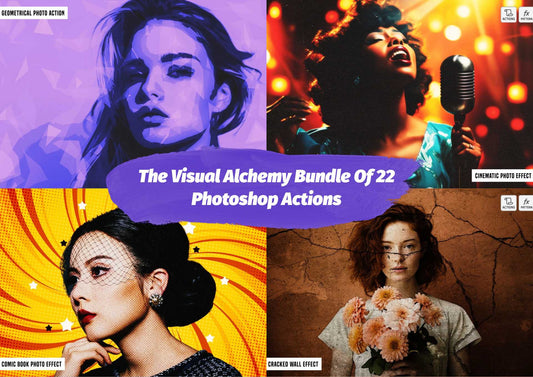 The Visual Alchemy Bundle Of 22 Photoshop Actions - Photoboto