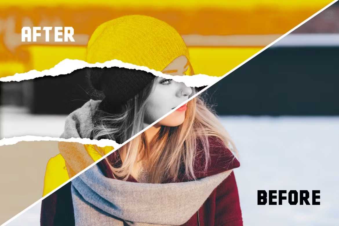 34 Torn Paper Photoshop Templates Bundle - Photoboto