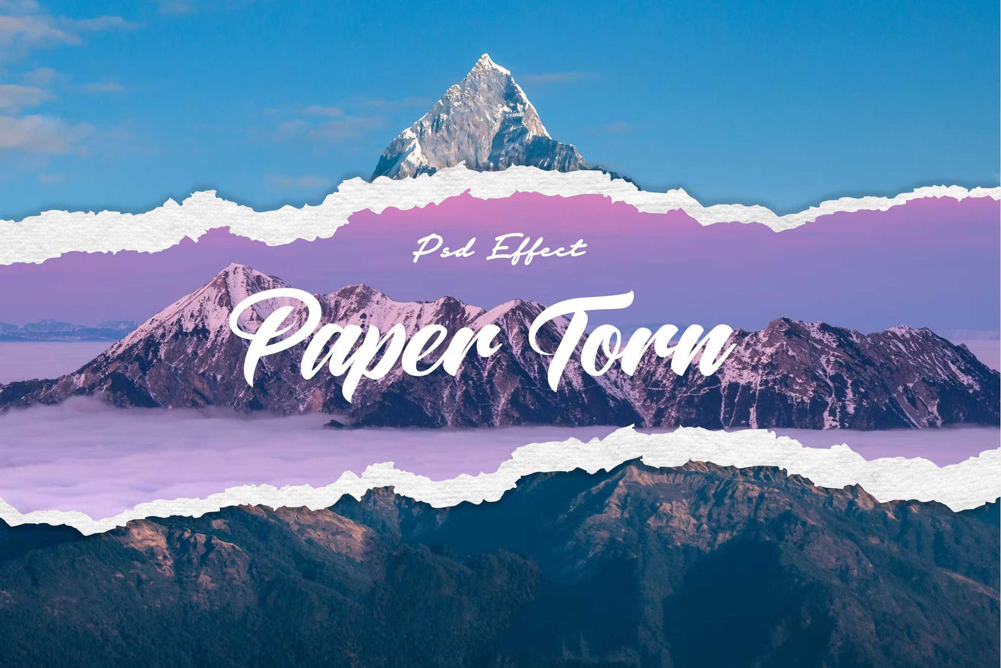 34 Torn Paper Photoshop Templates Bundle - Photoboto