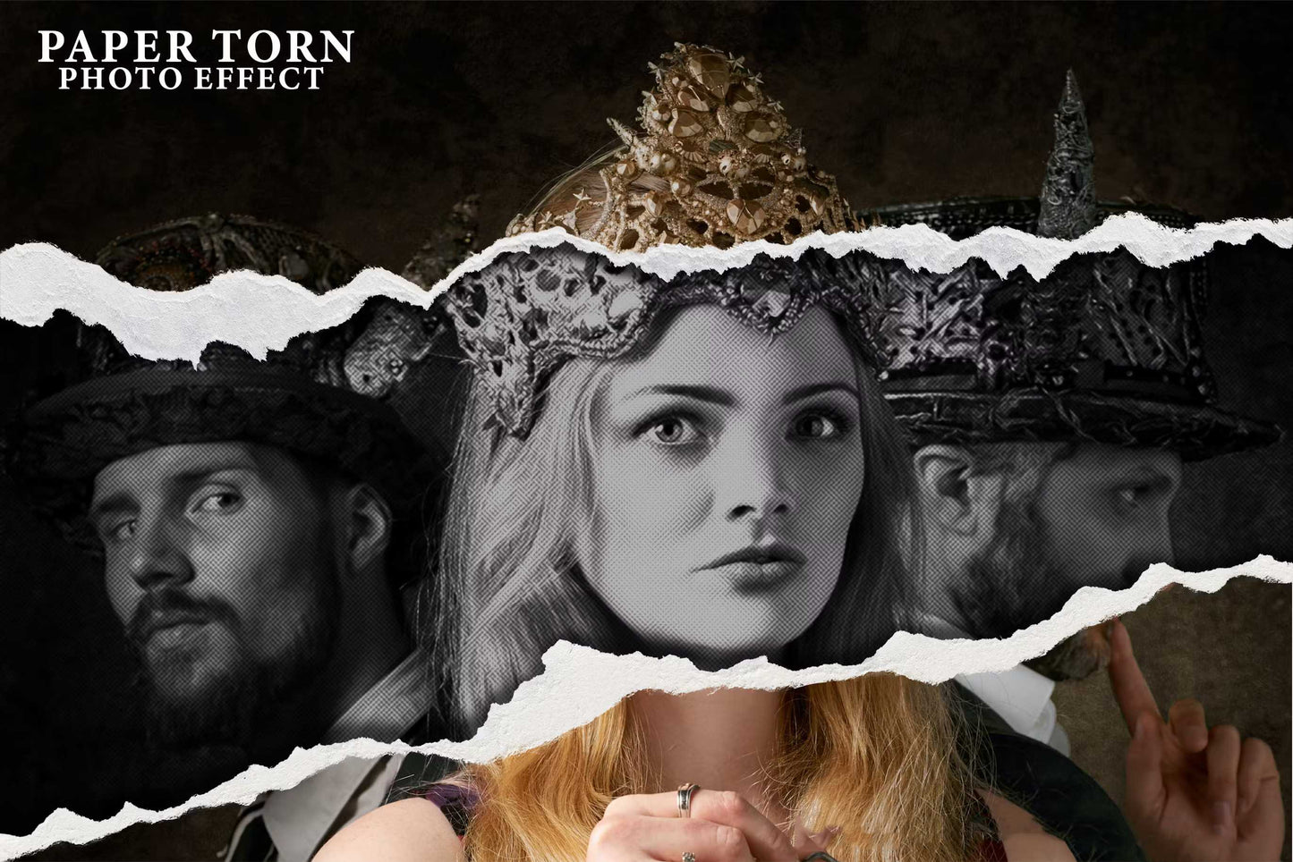 34 Torn Paper Photoshop Templates Bundle - Photoboto