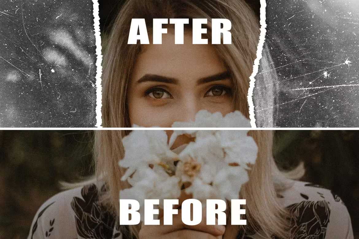 34 Torn Paper Photoshop Templates Bundle - Photoboto