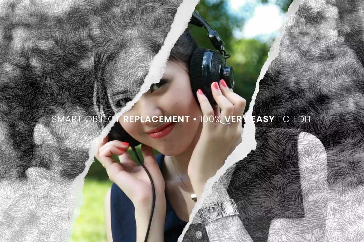 34 Torn Paper Photoshop Templates Bundle - Photoboto