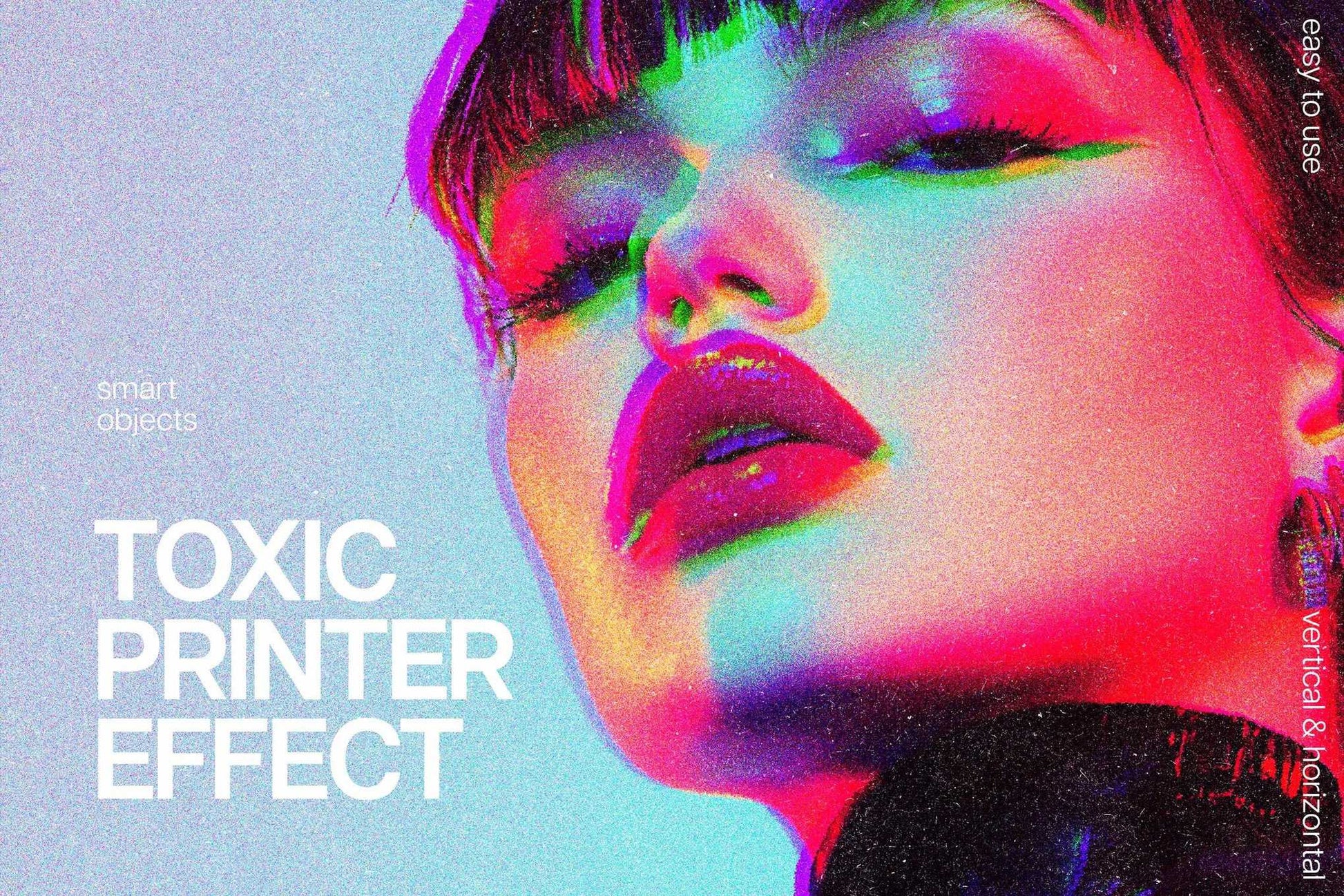 21 Screenprint Photoshop Effects Bundle - Photoboto