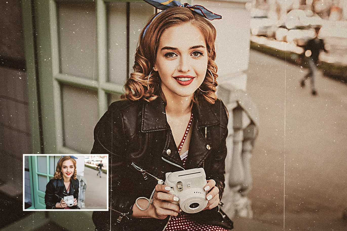 20 Cinematic Vintage Photoshop Effects Pack