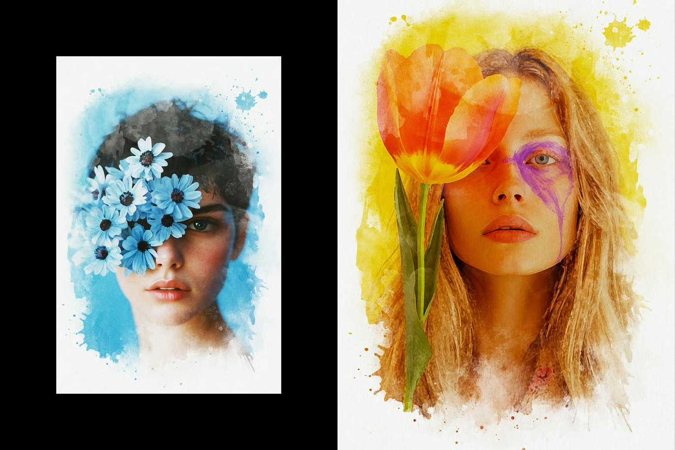 22 Sketch & Paint Photoshop Effects Bundle - Photoboto