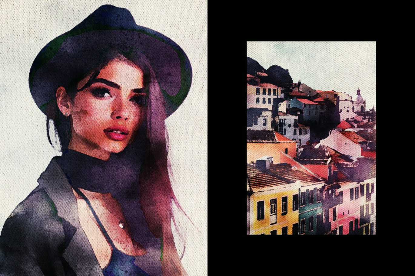 22 Sketch & Paint Photoshop Effects Bundle - Photoboto