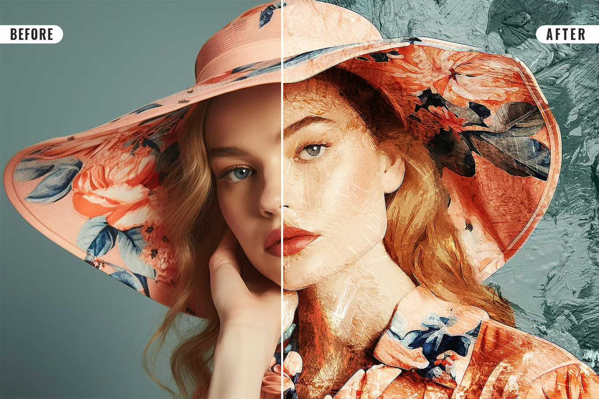 21 Painterly Watercolor Photoshop Effects Collection