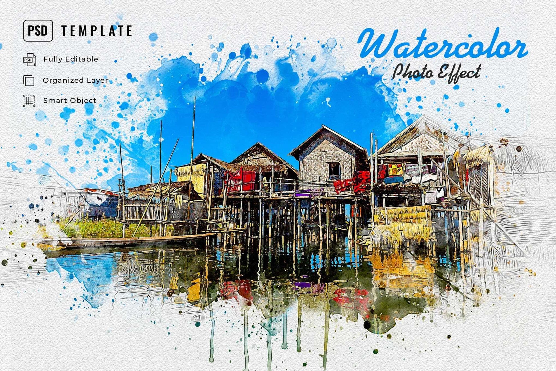 The Luxe Collection Of 22 Photoshop Templates - Photoboto