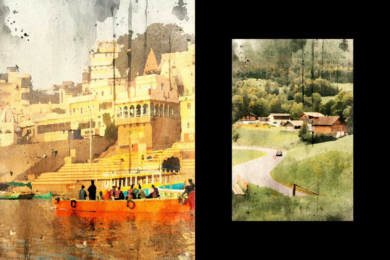 21 High-Voltage Photoshop Templates Collection - Photoboto