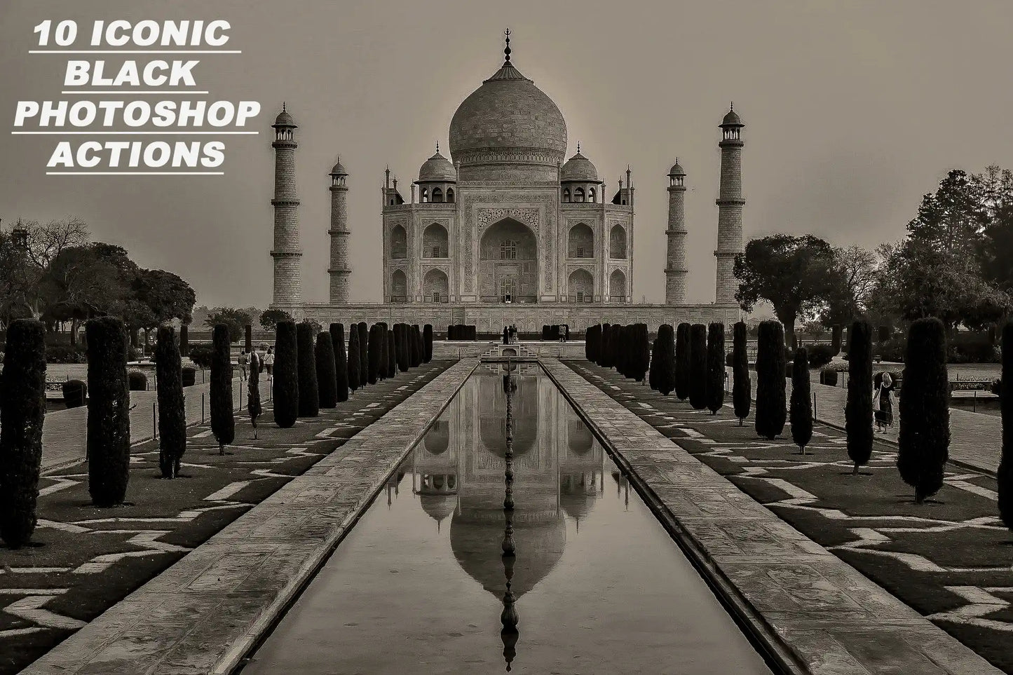 35 Pure Dark Photoshop Actions Bundle - Photoboto