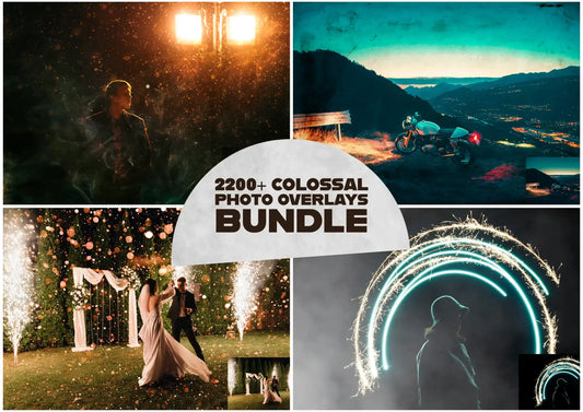 2200+ Colossal Photo Overlays Bundle - Photoboto