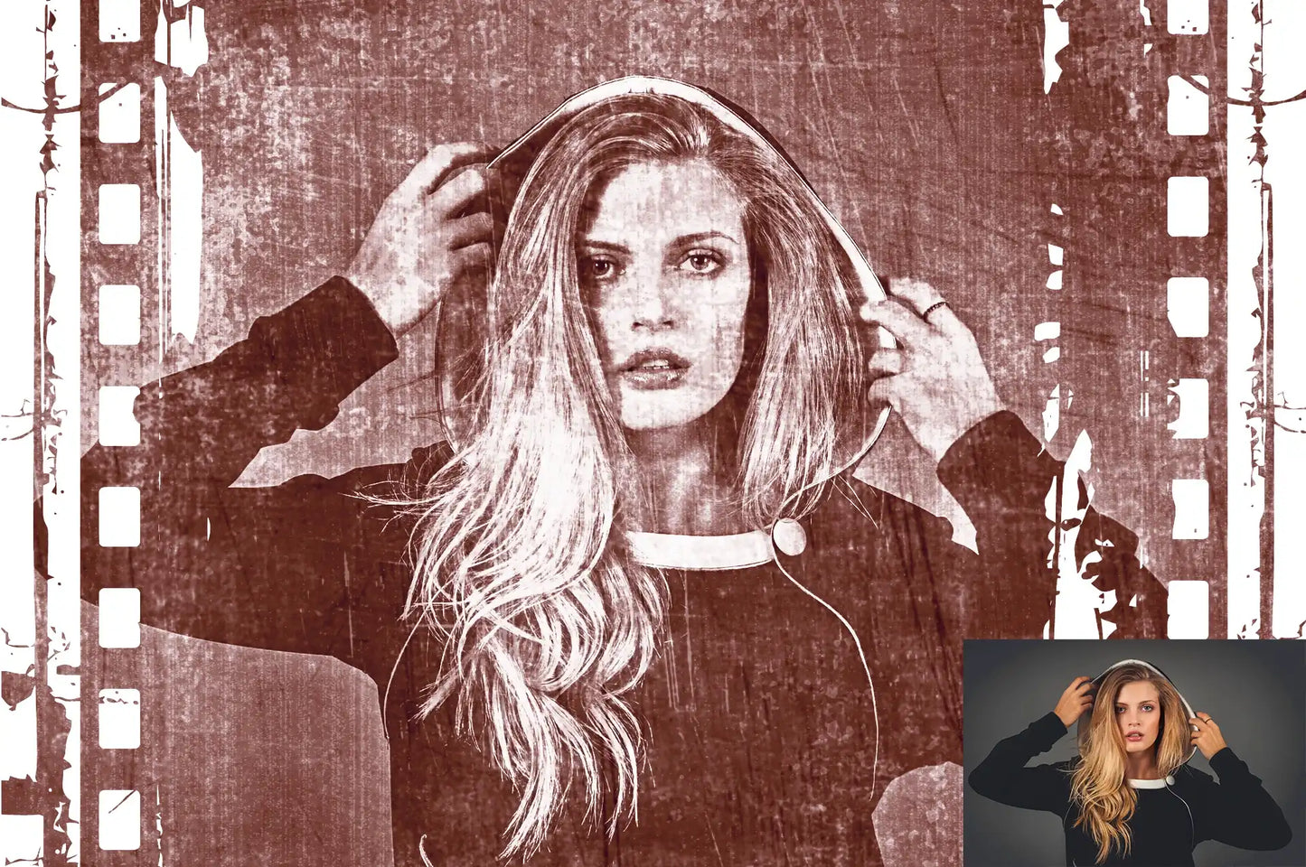 11 Exclusive Vintage Photoshop Actions Bundle - Photoboto