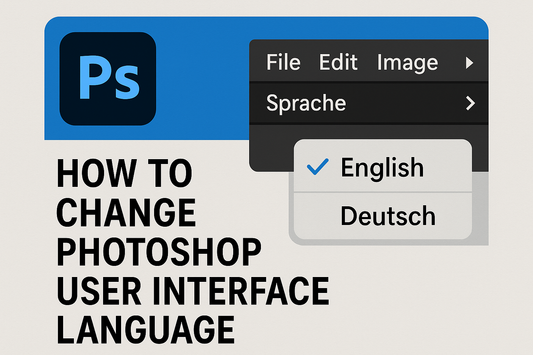 How To Change Photoshop User Interface Language