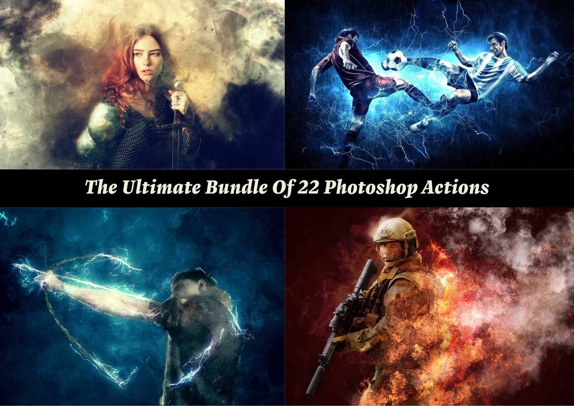 The Ultimate Bundle Of 22 Photoshop Actions - Photoboto