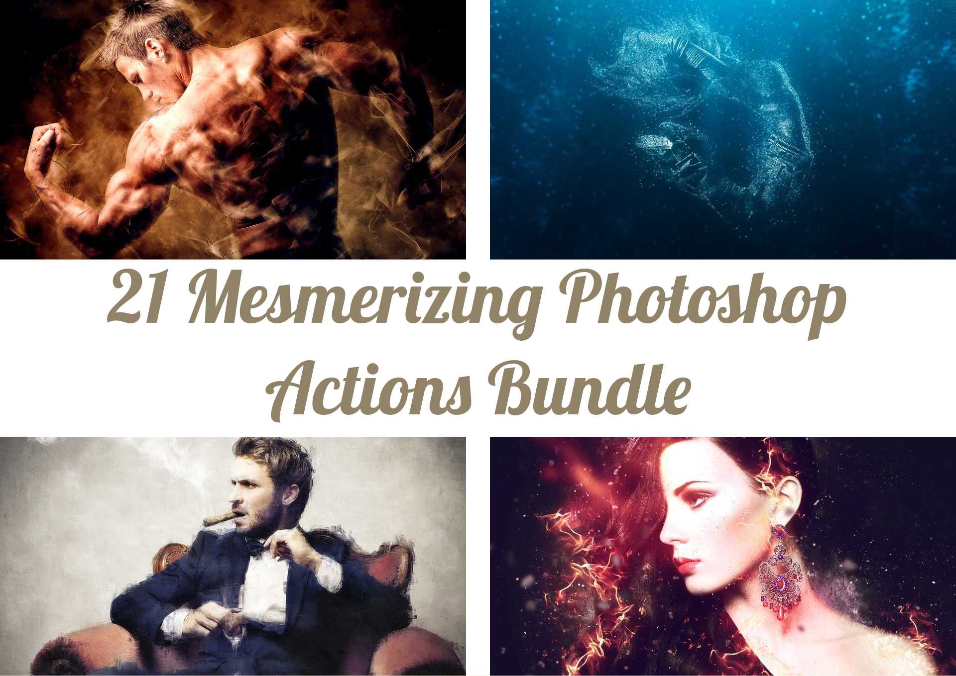 21 Mesmerizing Photoshop Actions Bundle - Photoboto