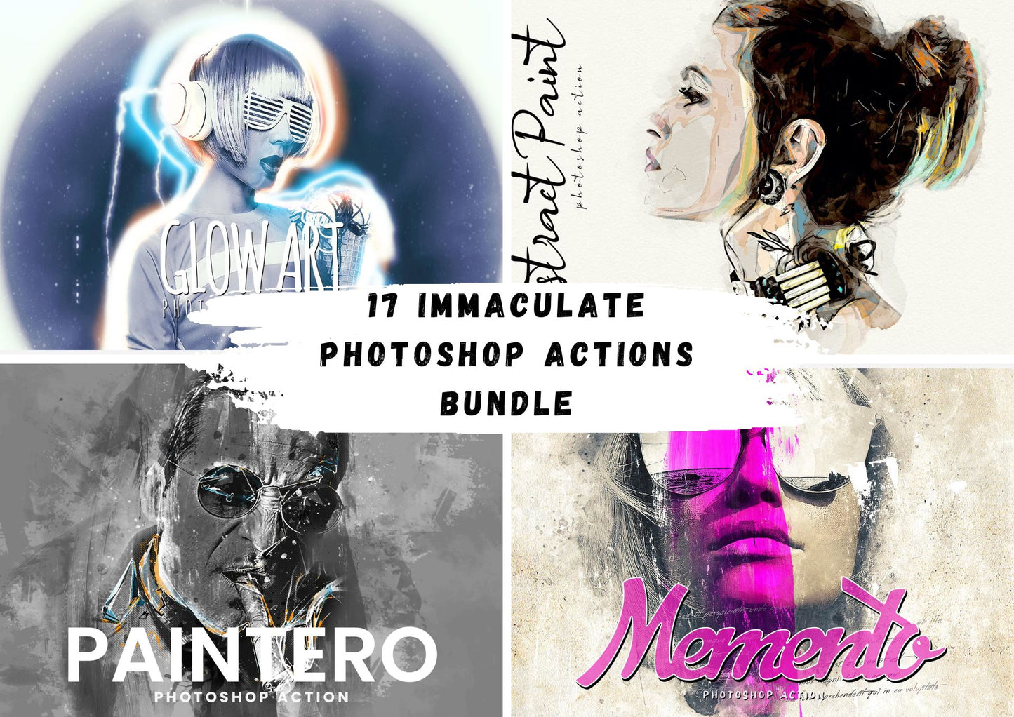 17 Immaculate Photoshop Actions Bundle - Photoboto