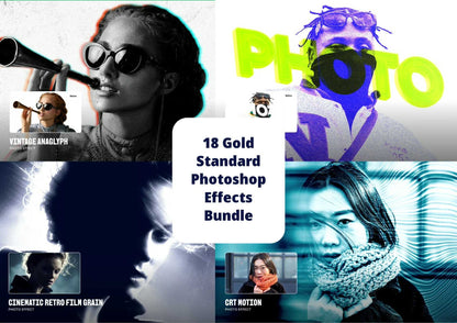 18 Gold Standard Photoshop Effects Bundle