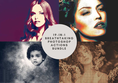19-In-1 Breathtaking Photoshop Actions Bundle - Photoboto