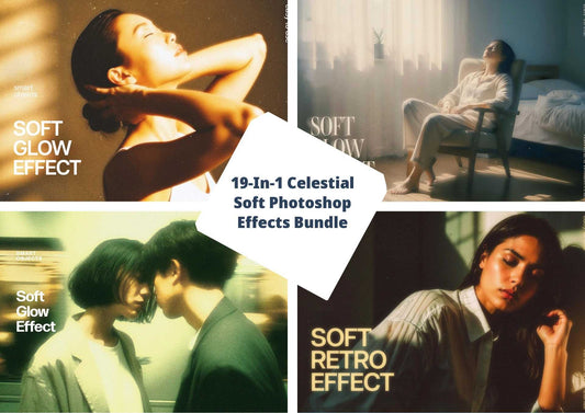 19-In-1 Celestial Soft Photoshop Effects Bundle