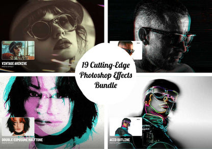 19 Cutting-Edge Photoshop Effects Bundle