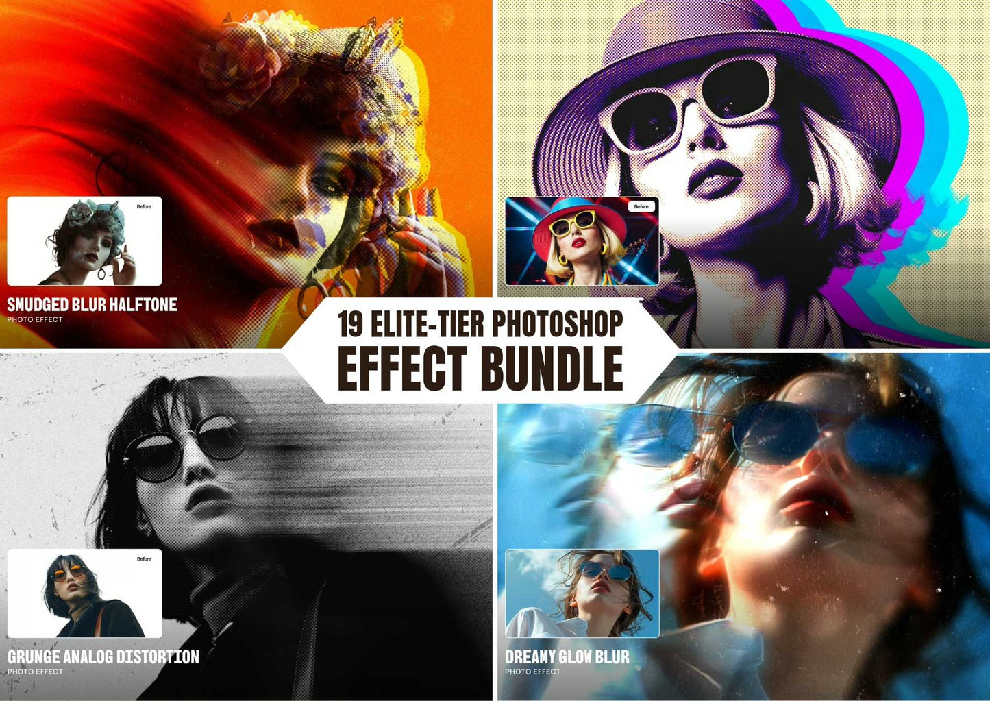 19 Elite-Tier Photoshop Effect Bundle