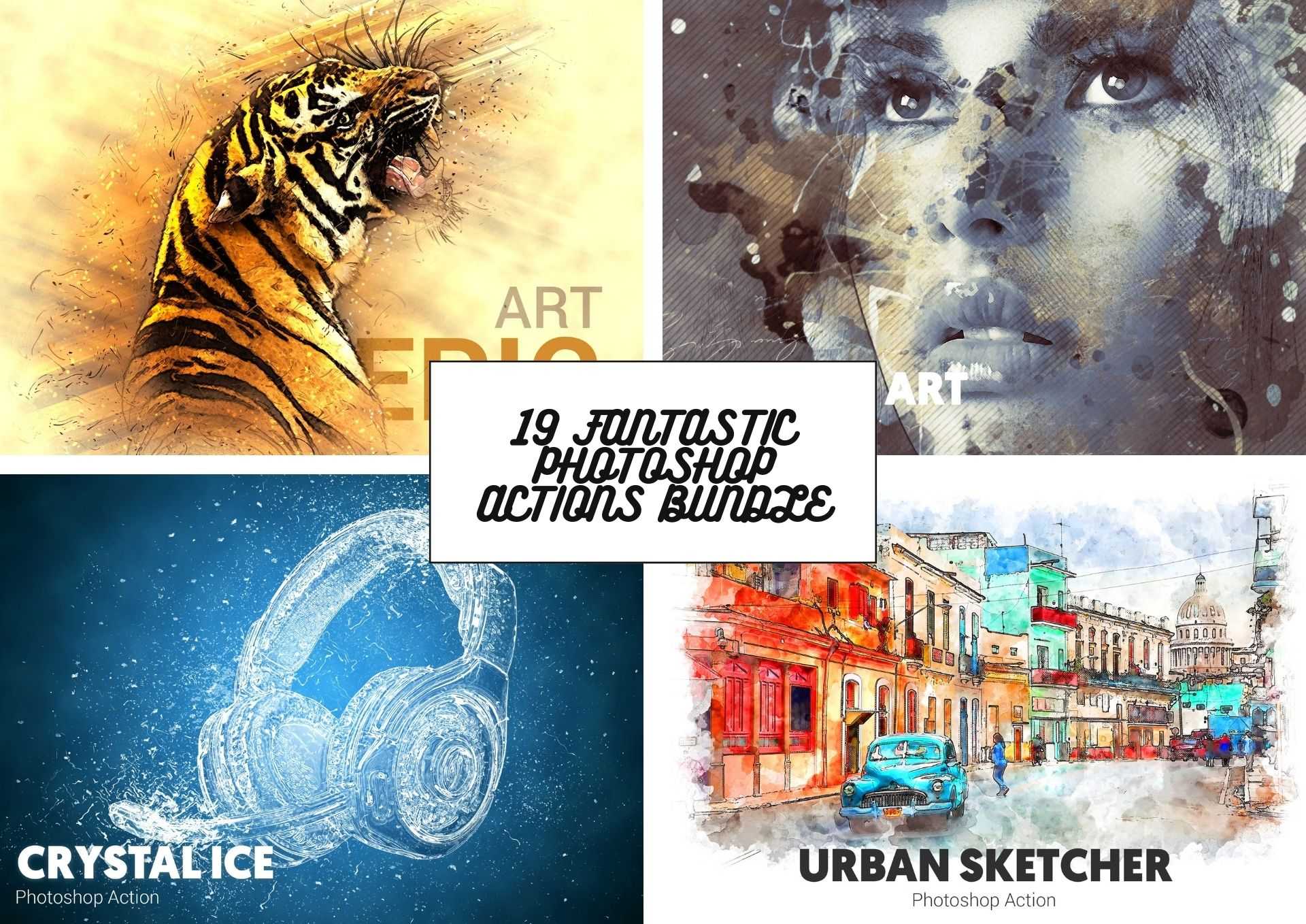 19 Fantastic Photoshop Actions Bundle - Photoboto