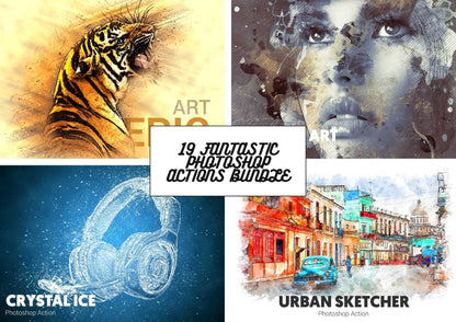 19 Fantastic Photoshop Actions Bundle - Photoboto
