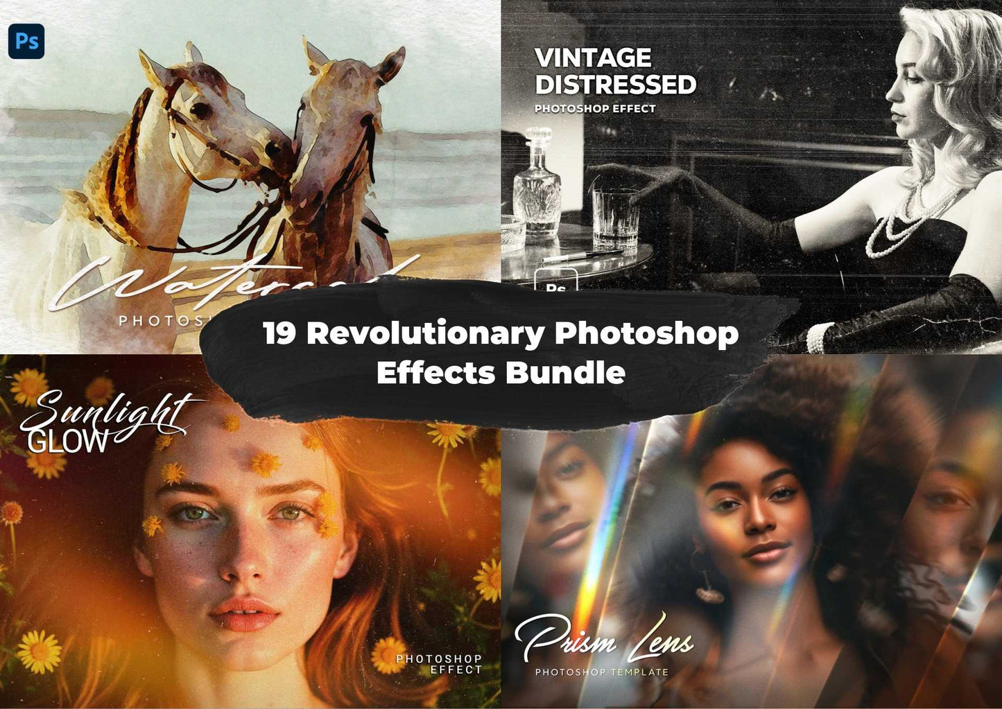 19 Revolutionary Photoshop Effects Bundle