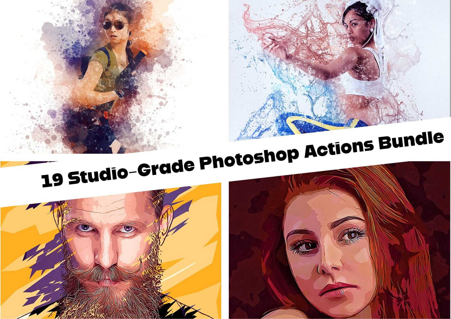 19 Studio-Grade Photoshop Actions Bundle