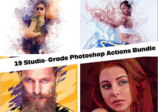 19 Studio-Grade Photoshop Actions Bundle