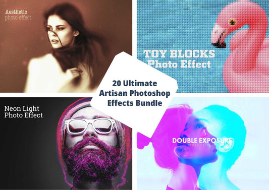 20 Ultimate Artisan Photoshop Effects Bundle