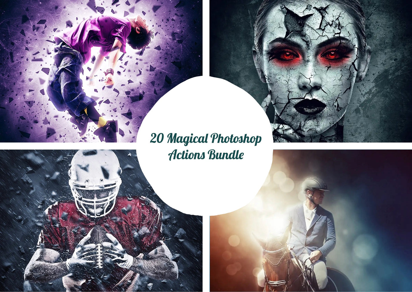 20 Magical Photoshop Actions Bundle