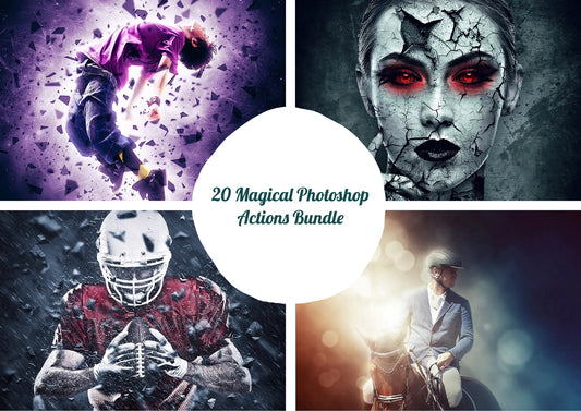 20 Magical Photoshop Actions Bundle