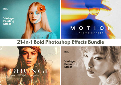 21-In-1 Bold Photoshop Effects Bundle