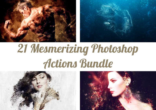 21 Mesmerizing Photoshop Actions Bundle - Photoboto