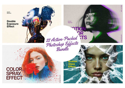22 Action-Packed Photoshop Effects Bundle