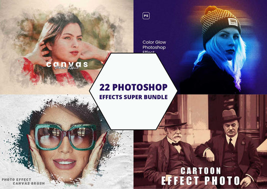 22 Photoshop Effects Super Bundle - Photoboto
