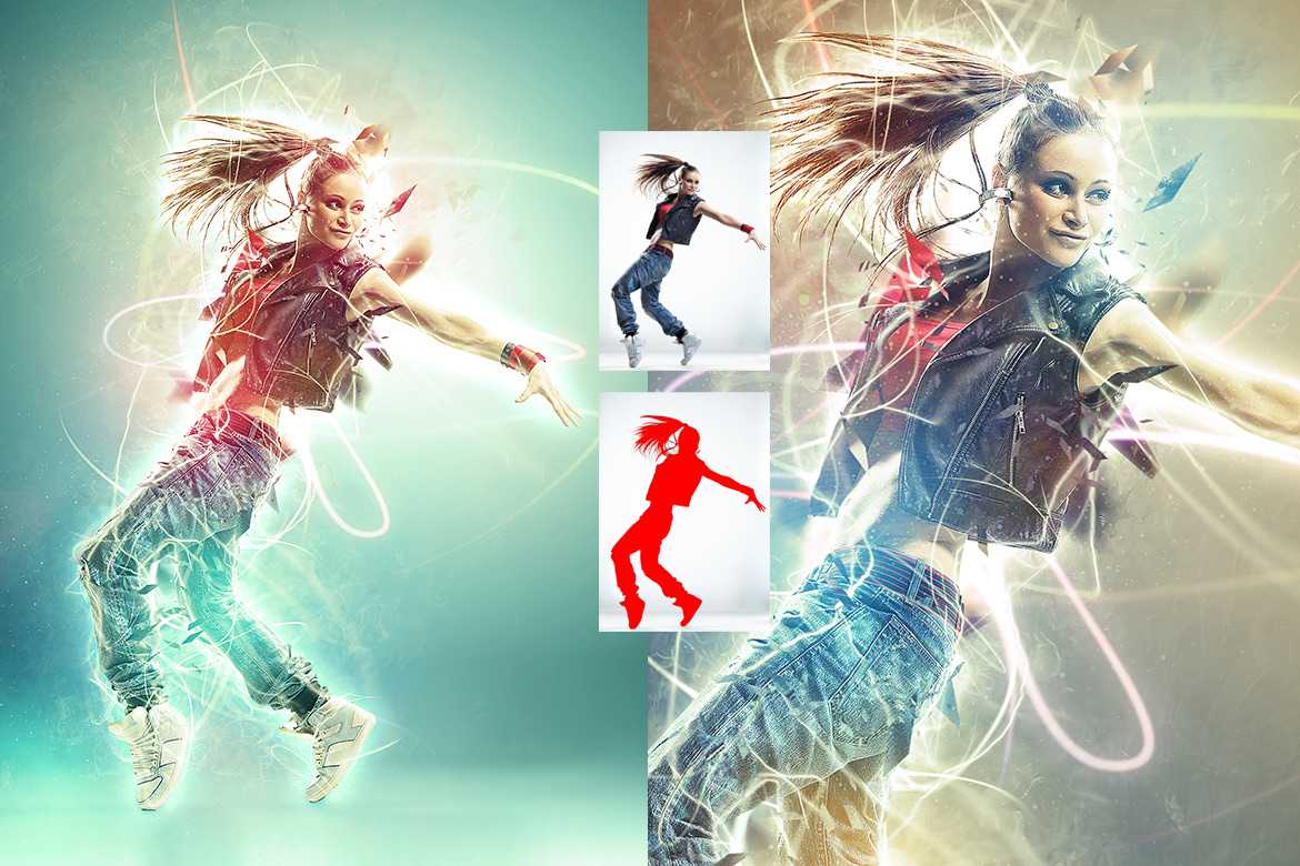 17 Electrifying Photoshop Actions Bundle - Photoboto