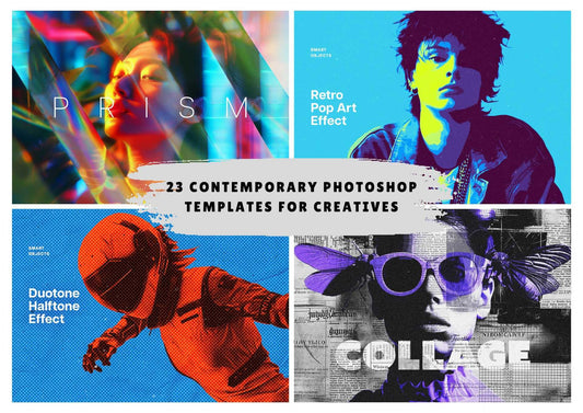 23 Contemporary Photoshop Templates For Creatives - Photoboto