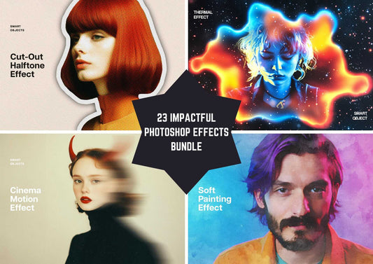 23 Impactful Photoshop Effects Bundle - Photoboto