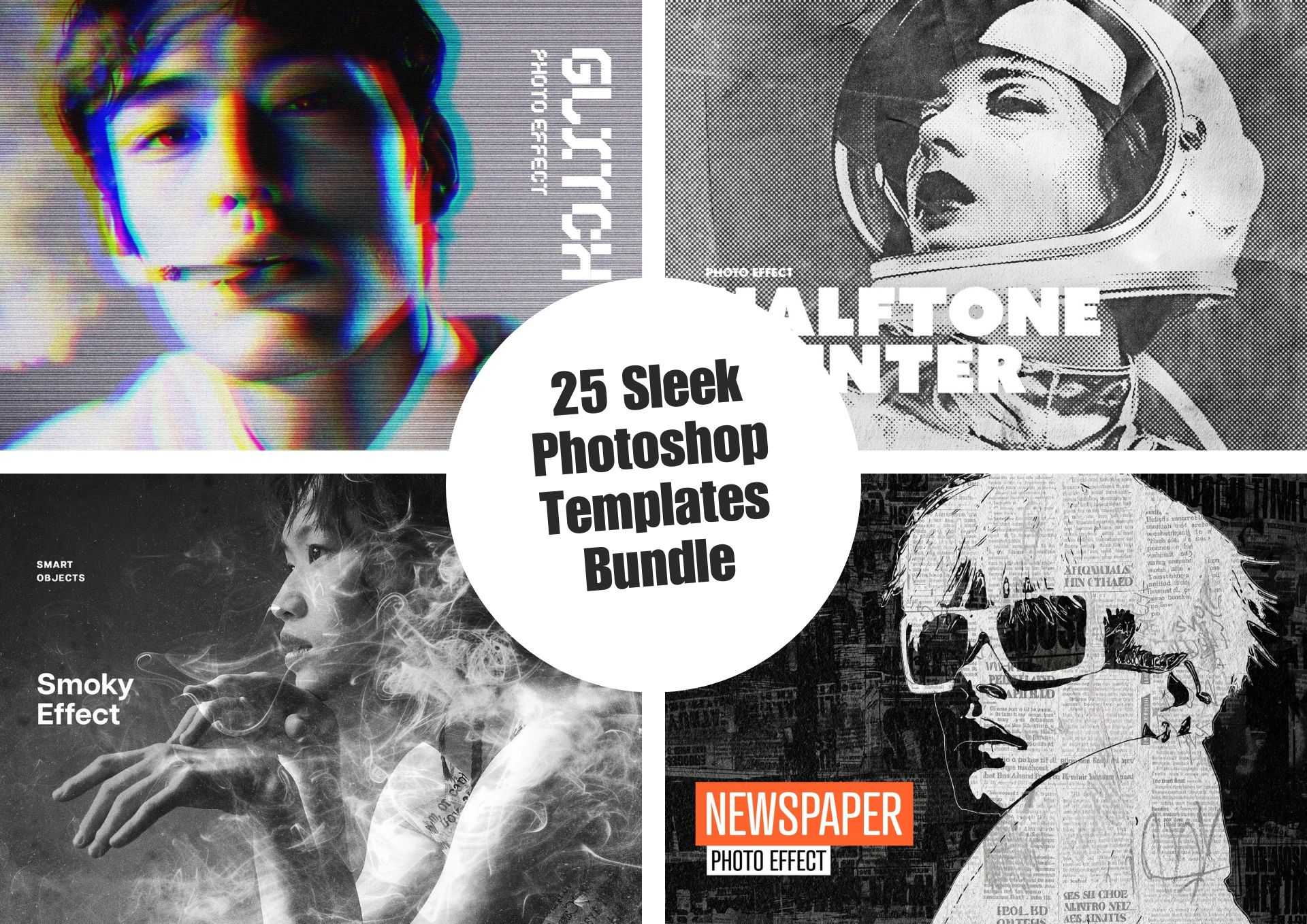 25 Sleek Photoshop Templates Bundle - Photoboto