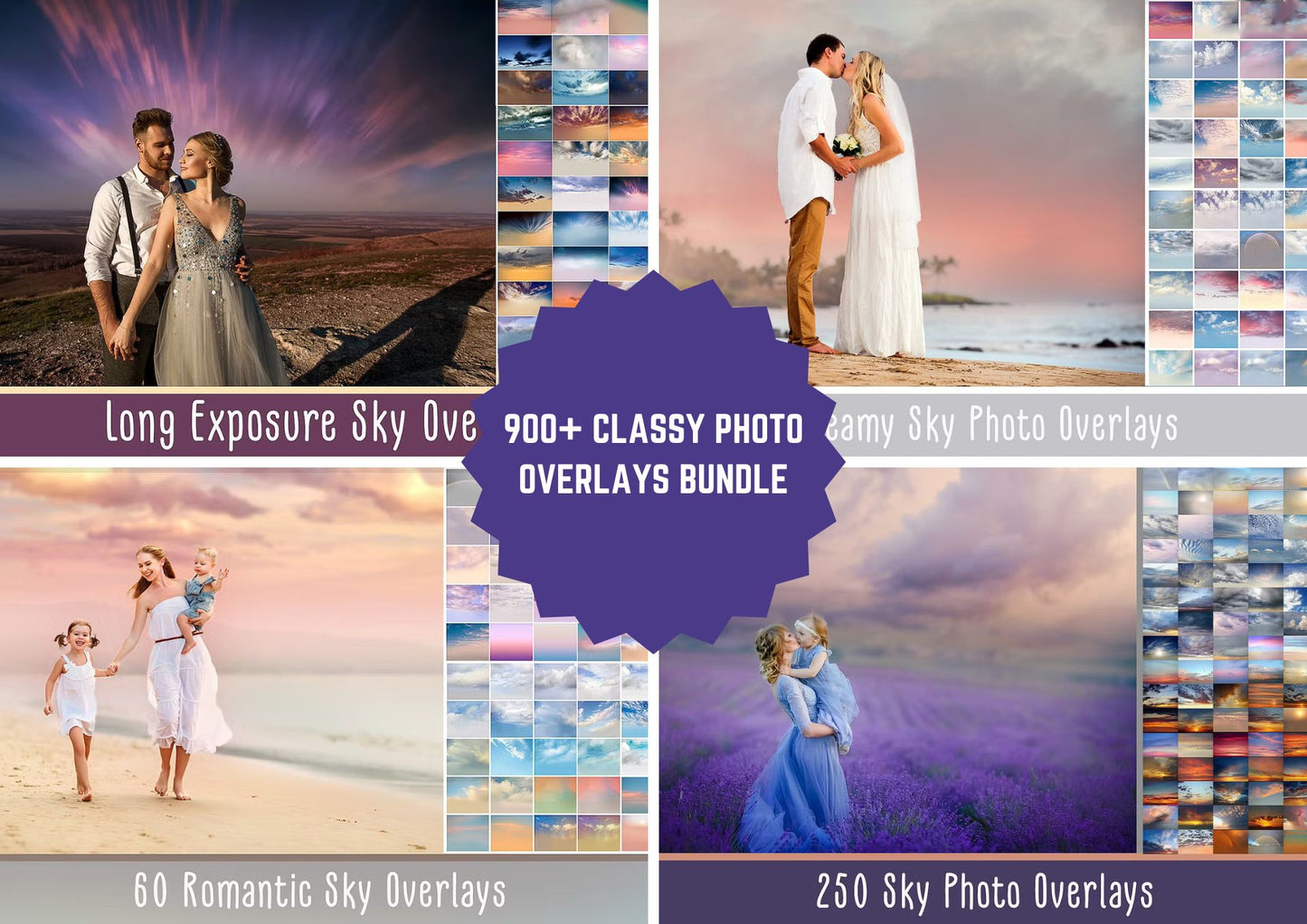 900+ Classy Photo Overlays Bundle
