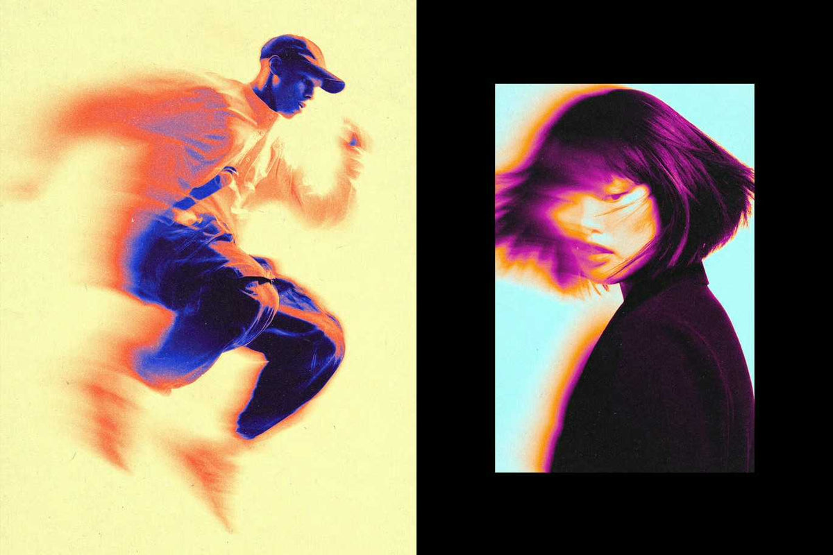 The Acid Rush Bundle Of 20 Photoshop Effects
