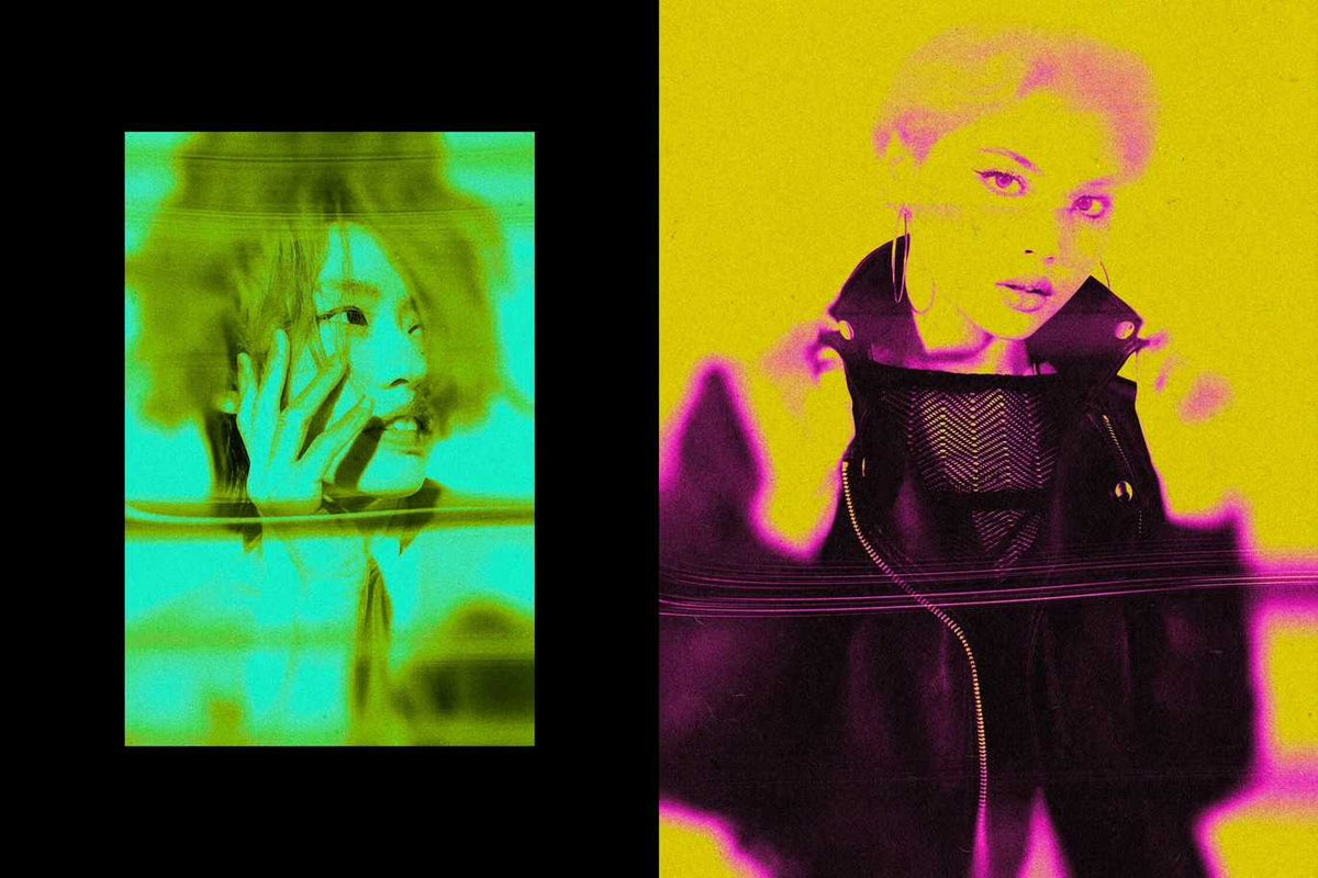 The Acid Rush Bundle Of 20 Photoshop Effects
