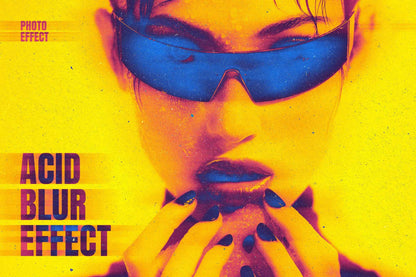 The Acid Rush Bundle Of 20 Photoshop Effects