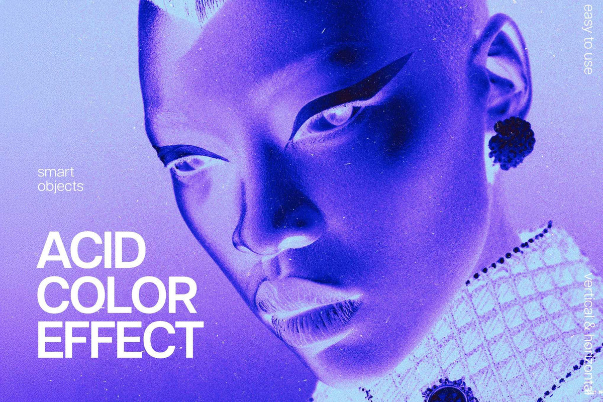 The Acid Rush Bundle Of 20 Photoshop Effects