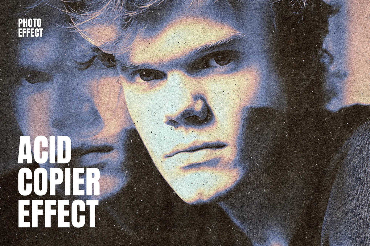 The Acid Rush Bundle Of 20 Photoshop Effects