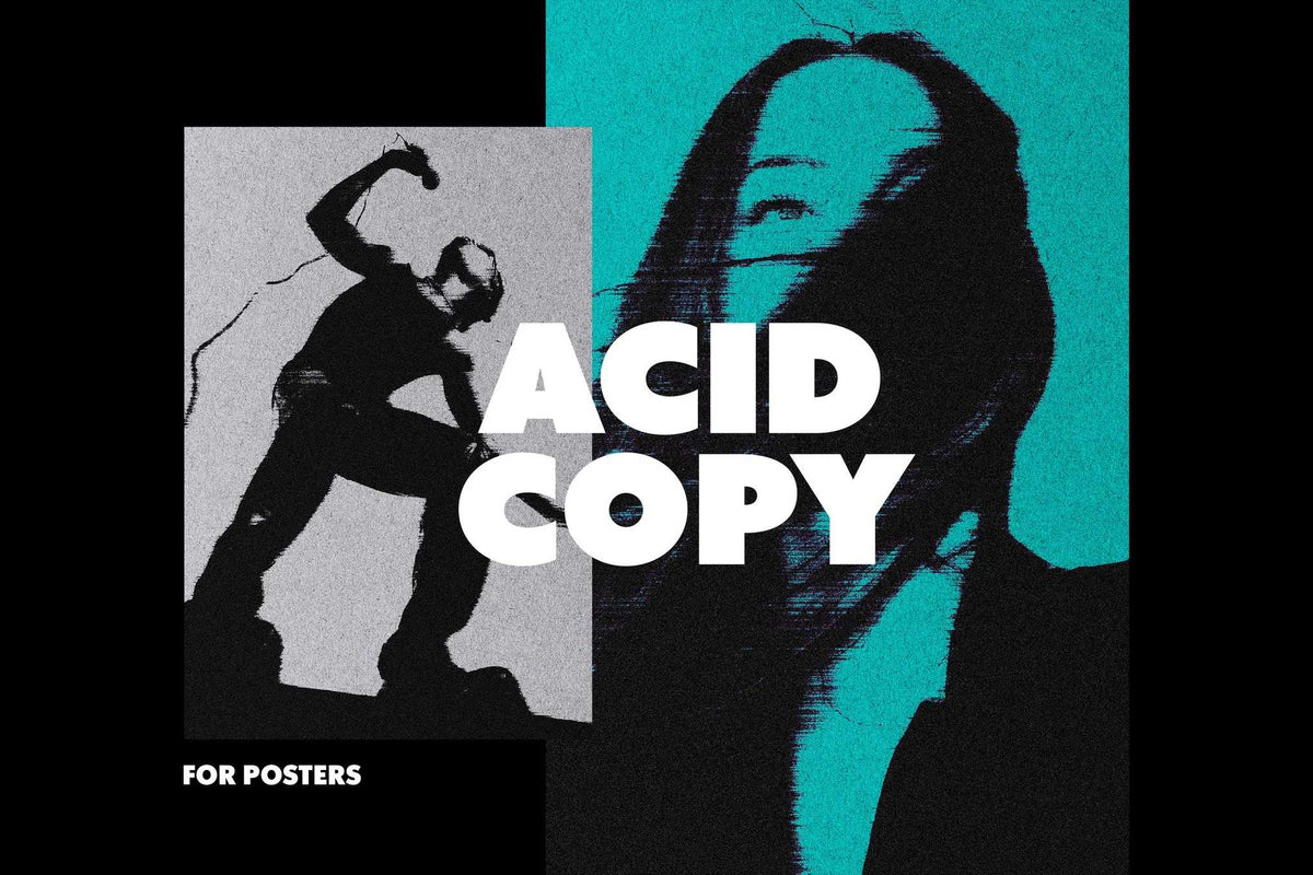 The Acid Rush Bundle Of 20 Photoshop Effects
