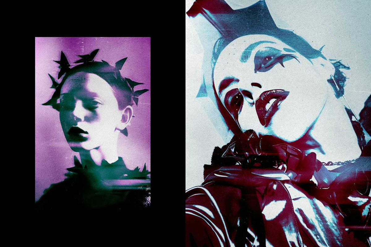 The Acid Rush Bundle Of 20 Photoshop Effects